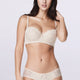 LINGERIE SOSTEN ALGODON ENCAJE PUSH UP REMOVIBLE