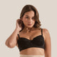 LINGERIE SOSTEN ALGODON ENCAJE PUSH UP REMOVIBLE